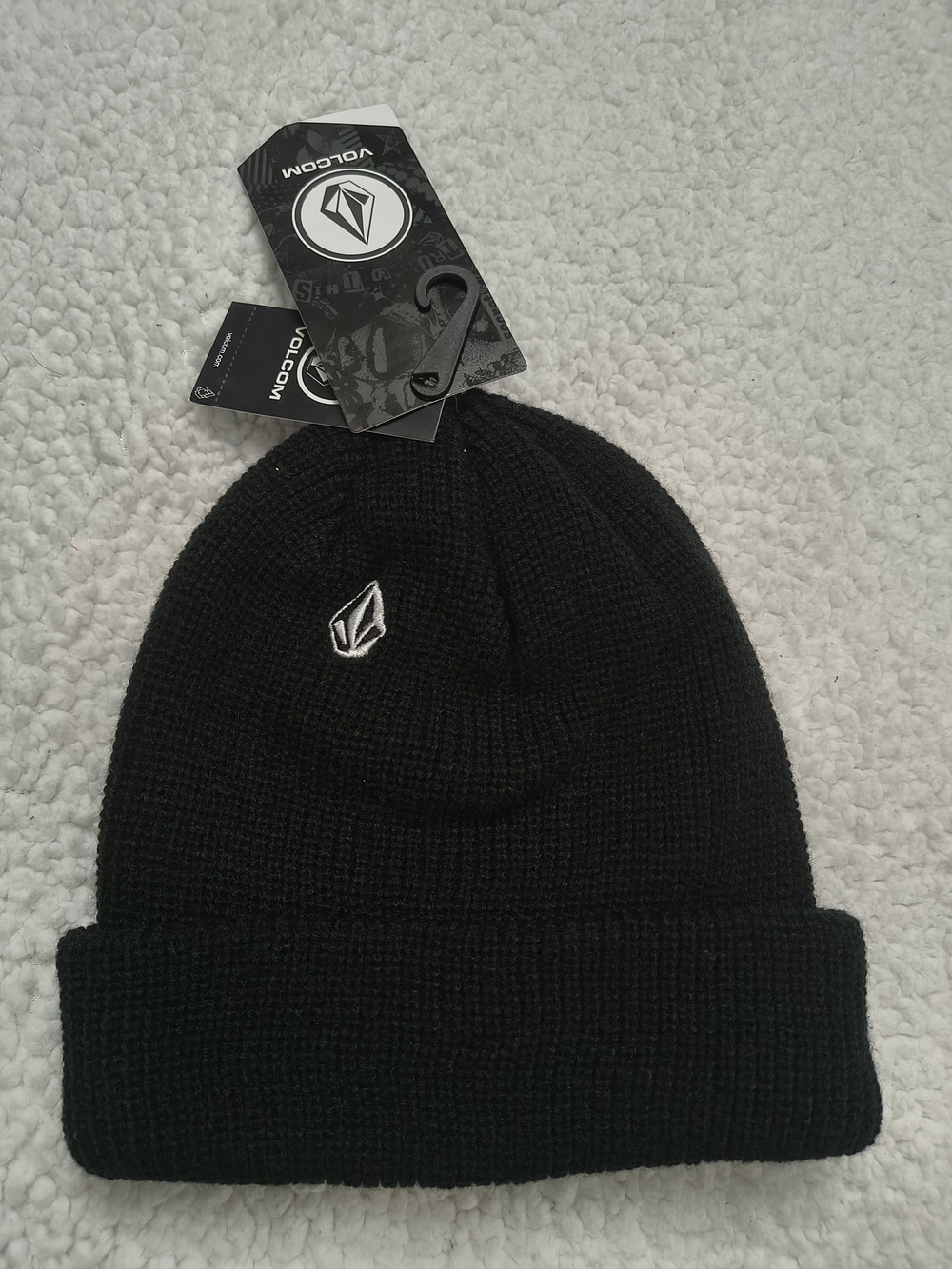 Volcom Men’s Black Knit Beanie